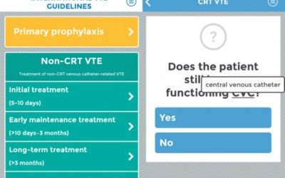 Una app con recomendaciones para casos de cáncer y trombosis