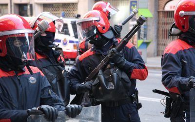 Una embolia pulmonar, causa de la muerte del ertzaina en los disturbios en Bilbao